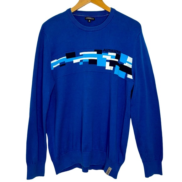 Jeanswest Women's Pull-Over Crewneck Sweater Blue Long Sleeve Size XL - Picture 1 of 9